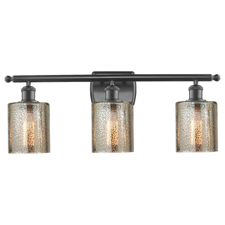 INNOVATIONS LIGHTING 3 Light Bathroom Fixture 516-3W-BK-G116